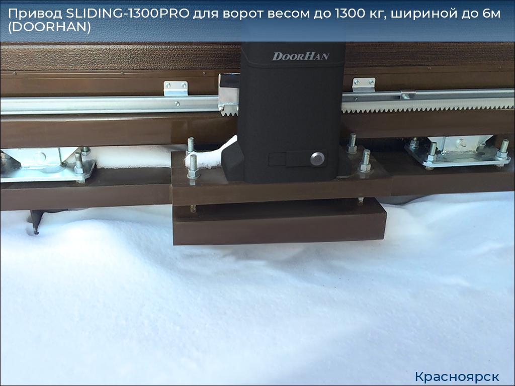 Привод SLIDING-1300PRO для ворот весом до 1300 кг, шириной до 6м (DOORHAN), www.krasnoyarsk.doorhan.ru